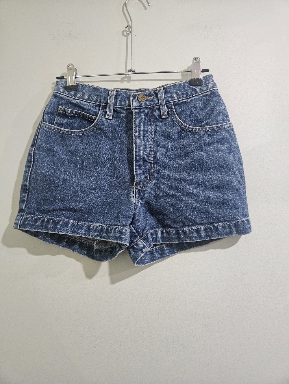 Vintage Guess Blue Denim Jean Shorts - Picture 2 of 5